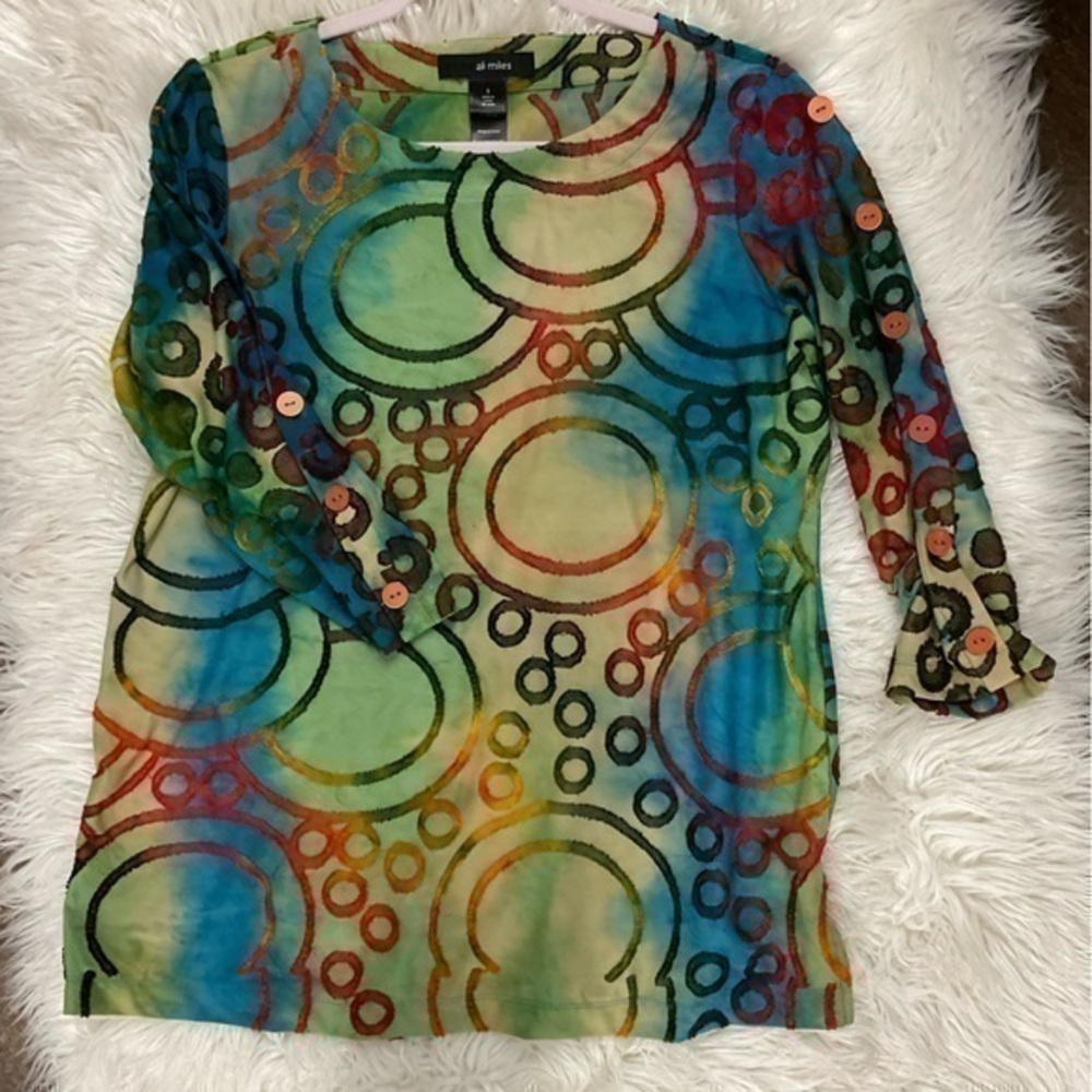 Ali Miles Multicolored Top Size S
